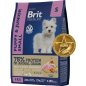 Сухой корм для щенков BRIT Premium Puppy and Junior Small курица 3 кг (5049882)