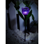 Светильник садовый на солнечной батарее UNIEL Purple tulip (UL-00004278) - Фото 4