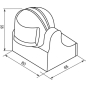 Датчик движения и освещенности настенный FERON SEN11/LX-39 (22021) - Фото 2