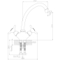 Смеситель для кухни ROSSINKA (Q02-71) - Фото 2