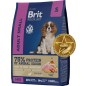 Сухой корм для собак BRIT Premium Adult Small курица 3 кг (5049905)