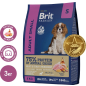 Сухой корм для собак BRIT Premium Adult Small курица 3 кг (5049905) - Фото 2