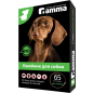 Биоошейник от блох и клещей для собак GAMMA 9 мм 65 см (12302004)