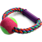 Игрушка для собак TRIOL Верёвка-кольцо с ручкой и мячом d6,5/16,5 см (12111027)