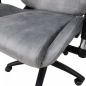 Кресло геймерское AKSHOME Titan ретро-велюр серый (83801) - Фото 6