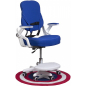 Кресло компьютерное AKSHOME Swan ткань синий (75254)