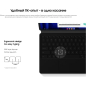 Чехол с клавиатурой Samsung Tab S8/S7 чёрный - Фото 11