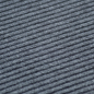 Коврик придверный влаговпитывающий 40х60 см SUNSTEP Ребристый серый (35-031) - Фото 3
