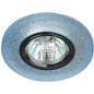 Точечный светильник под лампу GU5.3 с LED подсветкой ЭРА DK LD1 BL голубой (Б0018774)