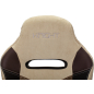 Кресло геймерское ZOMBIE Viking 6 Knight Fabric ткань/экокожа коричневый/бежевый - Фото 7