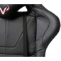 Кресло геймерское ZOMBIE Viking 5 Aero Edition экокожа черный - Фото 9