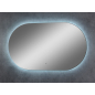 Зеркало для ванной с подсветкой КОНТИНЕНТ Fleur LED 1100х650 ореольная холодная подсветка (ЗЛП456) - Фото 3