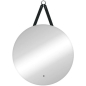 Зеркало для ванной с подсветкой КОНТИНЕНТ Best Black LED D645 ореольная теплая подсветка (ЗЛП1229)