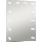 Зеркало для ванной с подсветкой КОНТИНЕНТ Гримерное Бриджит 600х800 (ЗГП03)