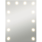 Зеркало для ванной с подсветкой КОНТИНЕНТ Гримерное Бриджит 600х800 (ЗГП03) - Фото 2