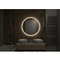 Зеркало для ванной с подсветкой КОНТИНЕНТ Ajour LED D550 ореольная холодная подсветка (ЗЛП528) - Фото 8
