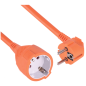 Удлинитель-шнур 10 м 1 розетка с заземлением 16А ELECTRALINE оранжевый (01631)