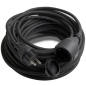 Удлинитель-шнур 10 м 1 розетка с заземлением 16А ELECTRALINE черный (01665)