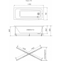 Ванна акриловая TRITON Прага New 170х70 (Щ000001537) - Фото 7