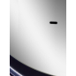 Зеркало для ванной с подсветкой КОНТИНЕНТ Planet Black LED D1000 ореольная холодная подсветка (ЗЛП683) - Фото 5