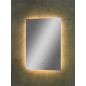 Зеркало для ванной с подсветкой КОНТИНЕНТ Trezhe LED 500х700 ореольная холодная подсветка (ЗЛП608) - Фото 2