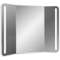 Зеркало для ванной с подсветкой КОНТИНЕНТ Трюмо LED модель 1 1000х800 (ЗЛП453)