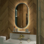 Зеркало для ванной с подсветкой КОНТИНЕНТ Prime White LED 450х800 (ЗЛП1099) - Фото 4