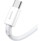 Кабель BASEUS CATYS-A02 Superior Series Fast Charging Data Cable USB to Type-C 66W 2m White - Фото 3