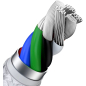 Кабель BASEUS CATLJK-B02 Cafule Series Metal Data Cable Type-C to Lightning 20W 2m White - Фото 6