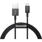 Кабель BASEUS CAMYS-01 Superior Series Fast Charging Data Cable USB to Micro USB 2A 1m Black