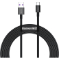 Кабель BASEUS CATYS-A01 Superior Series Fast Charging Data Cable USB to Type-C 66W 2m Black