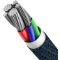 Кабель BASEUS CATLGD-03 Fast Charging Data Cable Type-C to Lightning PD 20W 1m Blue - Фото 5