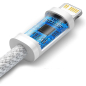 Кабель BASEUS CALD000102 Dynamic Series Fast Charging Data Cable Type-C to iP 20W 2m White - Фото 4