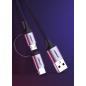 Кабель UGREEN US177-30875 USB-A to Type-C + Micro USB 1m Black - Фото 9