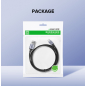 Кабель UGREEN US288-60130 USB-A 2.0 to Type C 3A в оплётке 0.5m White - Фото 13