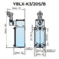 Выключатель путевой CHINT YBLX-K3/20S/B с роликом-рычагом (439021) - Фото 2