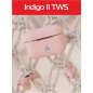 Наушники-гарнитура беспроводные TWS ACCESSTYLE Indigo II Pink - Фото 18