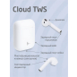 Наушники-гарнитура беспроводные TWS F+ Cloud White - Фото 10