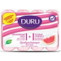 Крем-мыло туалетное DURU 1+1 Увлажняющий крем & Розовый грейпфрут 4х80 г (8690506517816)