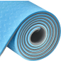 Коврик для йоги TORRES Comfort 6 TPE сине-серый 173х61х0,6 см (YL10086) - Фото 5