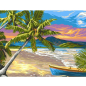Картина по номерам DARVISH Пальмы на берегу 40х50 см (DV-4355-23)