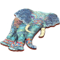 Пазл деревянный DARVISH Слон (DV-T-2939-10) - Фото 4