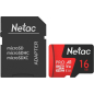 Карта памяти NETAC MicroSDHC 16GB P500 Extreme Pro с адаптером SD (NT02P500PRO-016G-R) - Фото 4