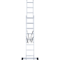 Лестница алюминиевая двухсекционная 344 см НОВАЯ ВЫСОТА NV122 (1220208) - Фото 5