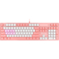 Клавиатура игровая A4TECH Bloody B800 Pink/White