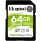 Карта памяти KINGSTON Canvas Select Plus SDHC 64GB (SDS2/64GB)