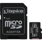 Карты памяти 2 шт KINGSTON MicroSDXC 64GB Canvas Select Plus с адаптером SD (SDCS2/64GB-2P1A) - Фото 2