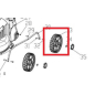 Колесо газонное для газонокосилки WORTEX CLM3336 (8.41.0488-B)