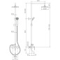 Душевая стойка LEDEME L2403-1 - Фото 2