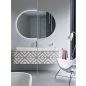 Зеркало для ванной с подсветкой АЛМАЗ-ЛЮКС 800х500 (Seoul 8050s-4) - Фото 4
